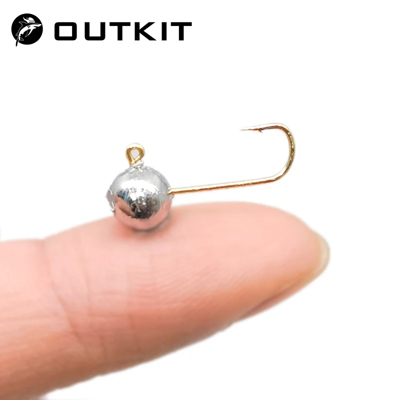 OUTKIT 10pcs Mini Jig Head Hoo - Fishing Hook Offset บทวิจารณ์และราคา