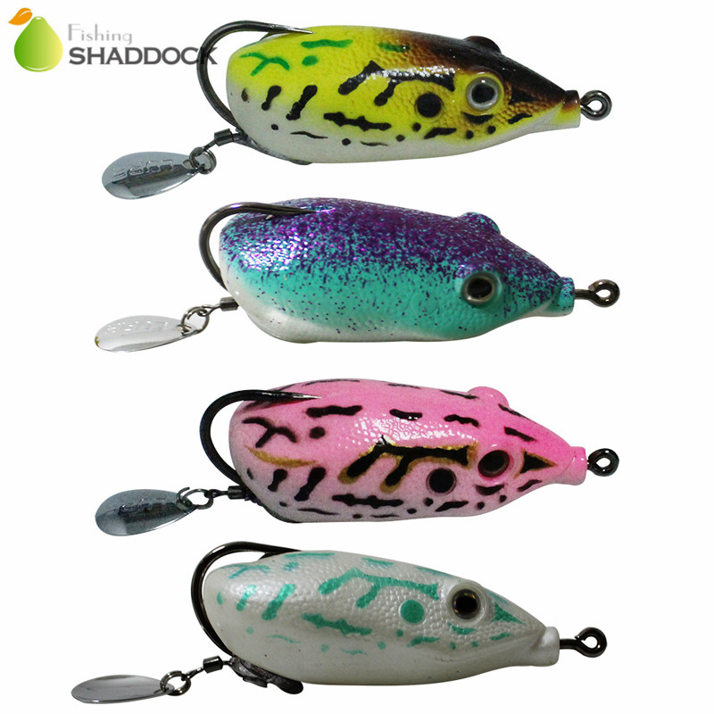 4pcs Rubber Soft Frog Fishing  - Fishing Hook Assortment บทวิจารณ์และราคา