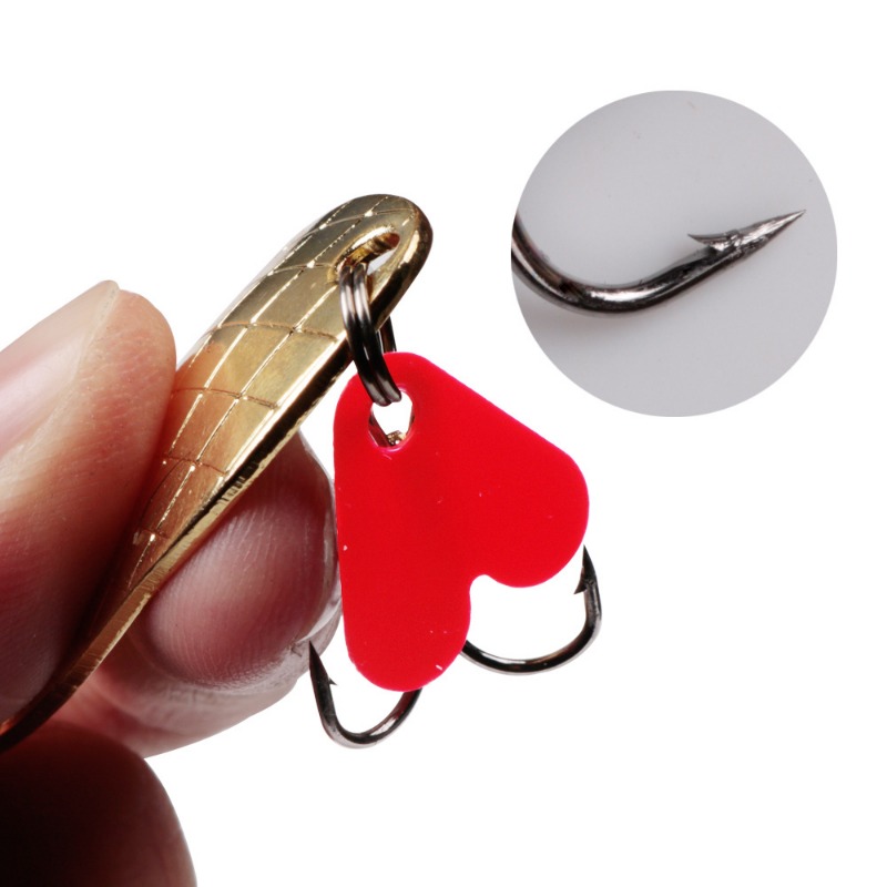 1PCS Metal Jigging Spinner Spo - Fishing Hook Treble บทวิจารณ์และราคา