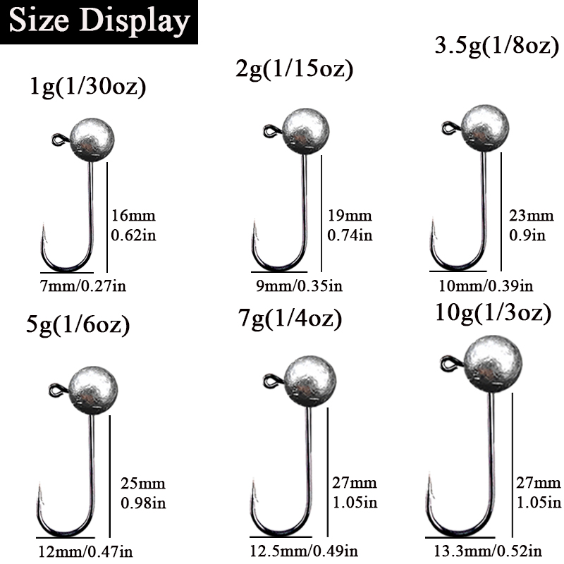 10pcs/lot Jig Head Fishing Hoo - Fishing Hook Barbless บทวิจารณ์และราคา