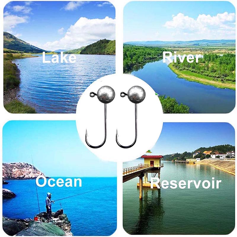 10pcs/lot Jig Head Fishing Hoo - Fishing Hook Barbless บทวิจารณ์และราคา