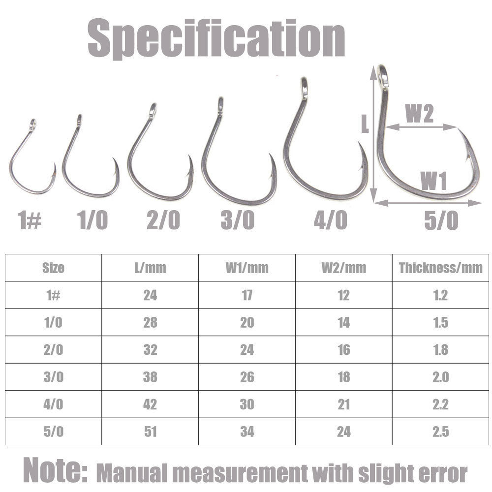 10pcs Matte Tin Anti-rust Salt - Fishing Hook Offset บทวิจารณ์และราคา