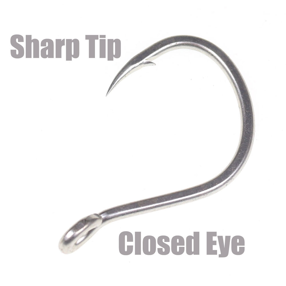 10pcs Matte Tin Anti-rust Salt - Fishing Hook Offset บทวิจารณ์และราคา