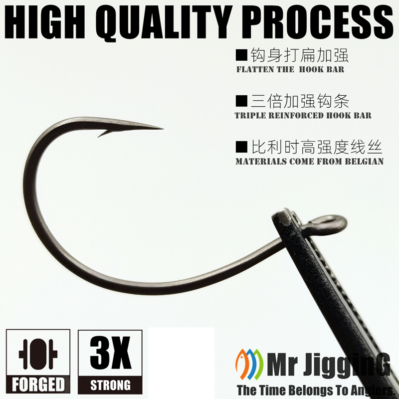 Mr JigginG PTFE Super Slide Wa - Fishing Hook Offset บทวิจารณ์และราคา