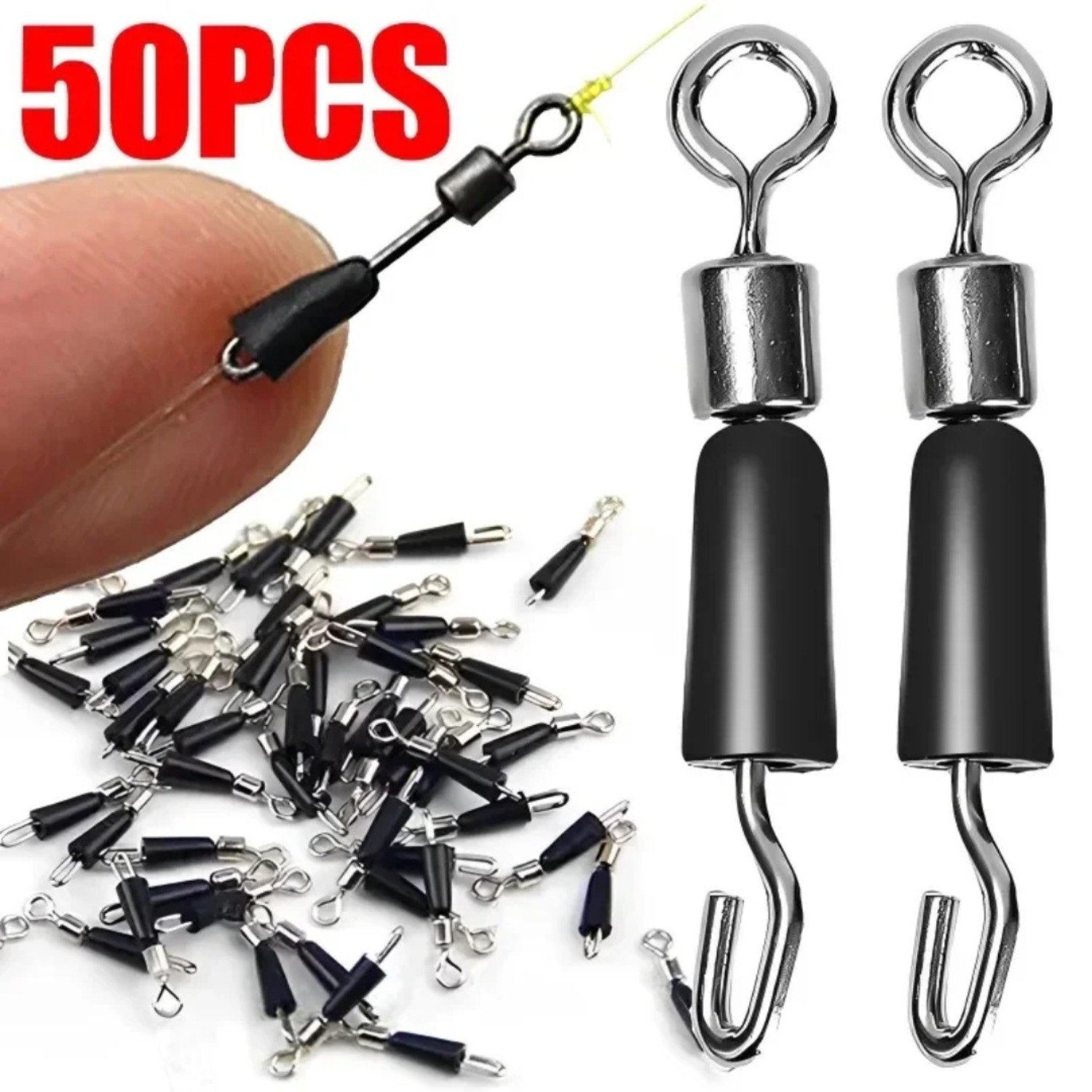 50pcs Carp Fishing Quick Chang - Fishing Hook Jig บทวิจารณ์และราคา