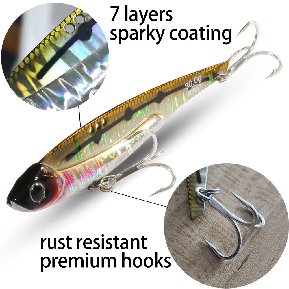 GOBAIT VIB Fishing Lure 20g 25 - Fishing Hook Treble บทวิจารณ์และราคา