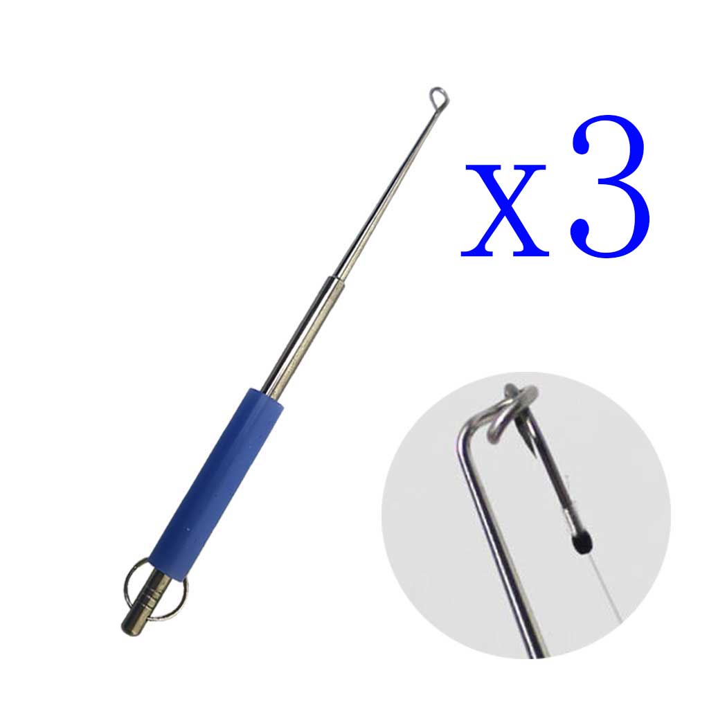 3-Pack Stainless Steel Fish Ho - Fishing Hook Sharpener บทวิจารณ์และราคา