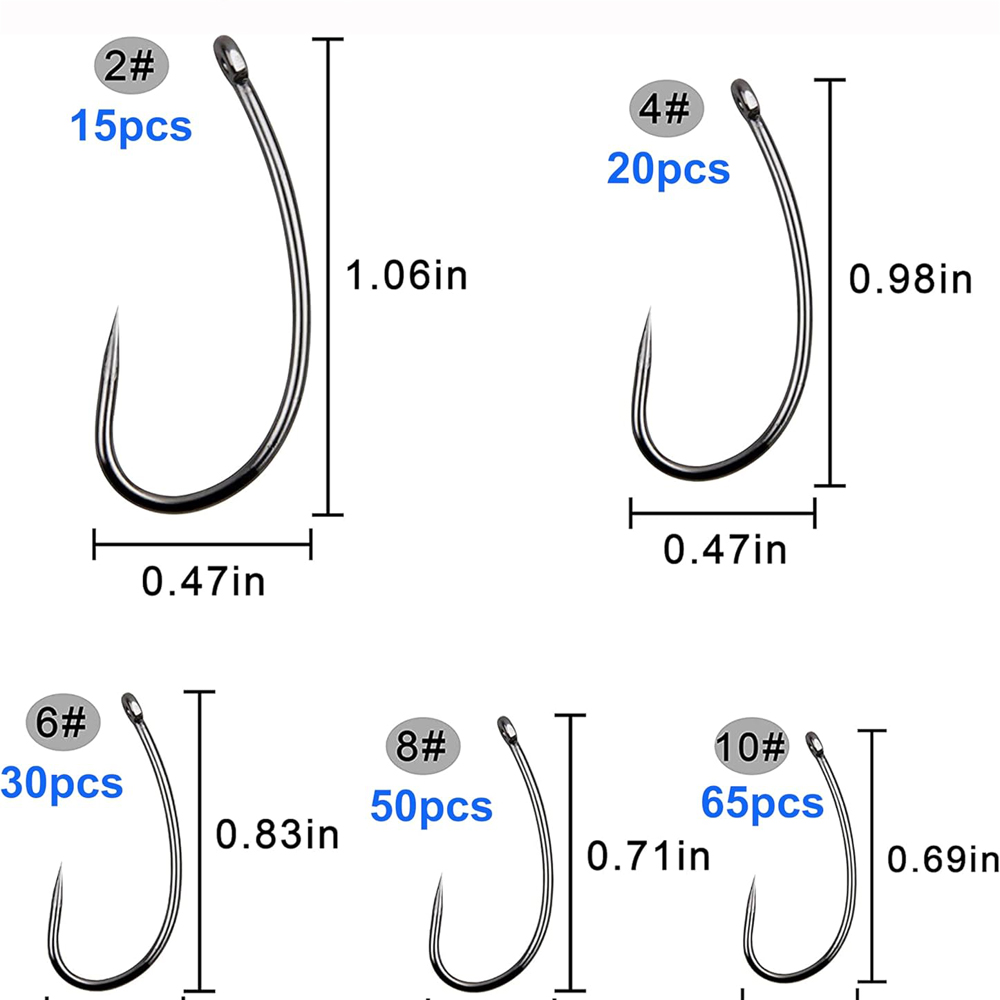 180PCS Barbless Fishing Hooks  - Fishing Hook Circle บทวิจารณ์และราคา