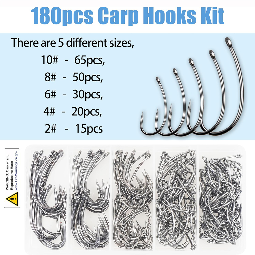 180PCS Barbless Fishing Hooks  - Fishing Hook Circle บทวิจารณ์และราคา