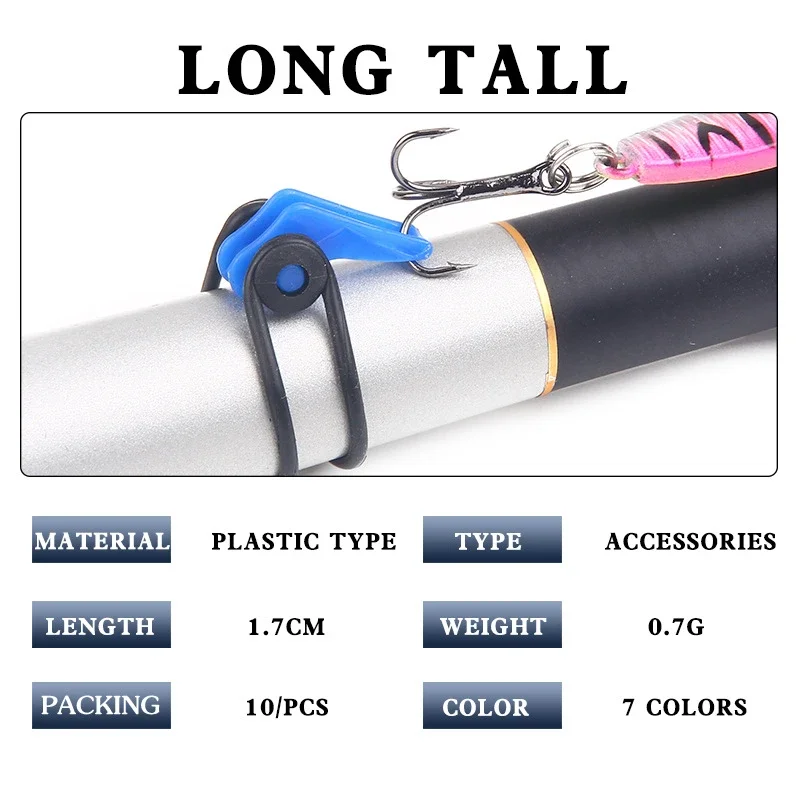 10pcs/lot Plastic Fishing Hook - Fishing Hook Jig บทวิจารณ์และราคา