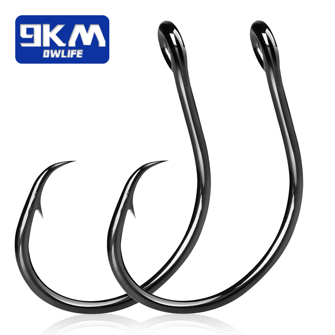 9KM 25-50Pcs Inline Wide Gap C - Fishing Hook Circle บทวิจารณ์และราคา