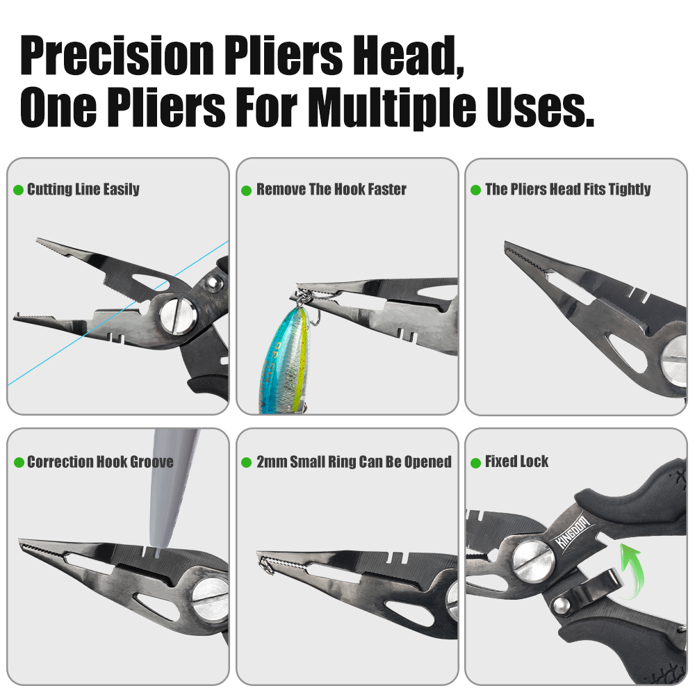 Kingdom Fishing Pliers Multifu - Fishing Hook Sharpener บทวิจารณ์และราคา