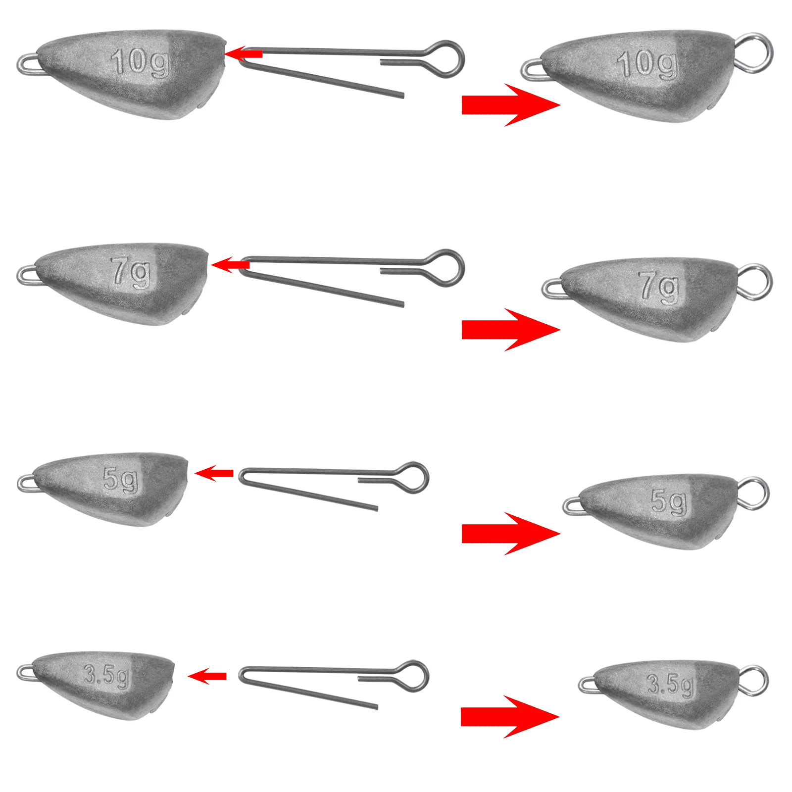 SAMOLLA 5pcs Jig Head Fishing  - Fishing Hook Jig บทวิจารณ์และราคา