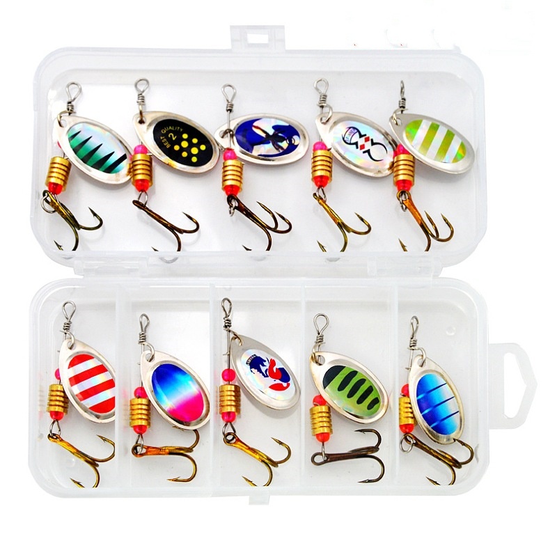 Fishing Lure Spinner Rotation  - Fishing Hook Treble บทวิจารณ์และราคา