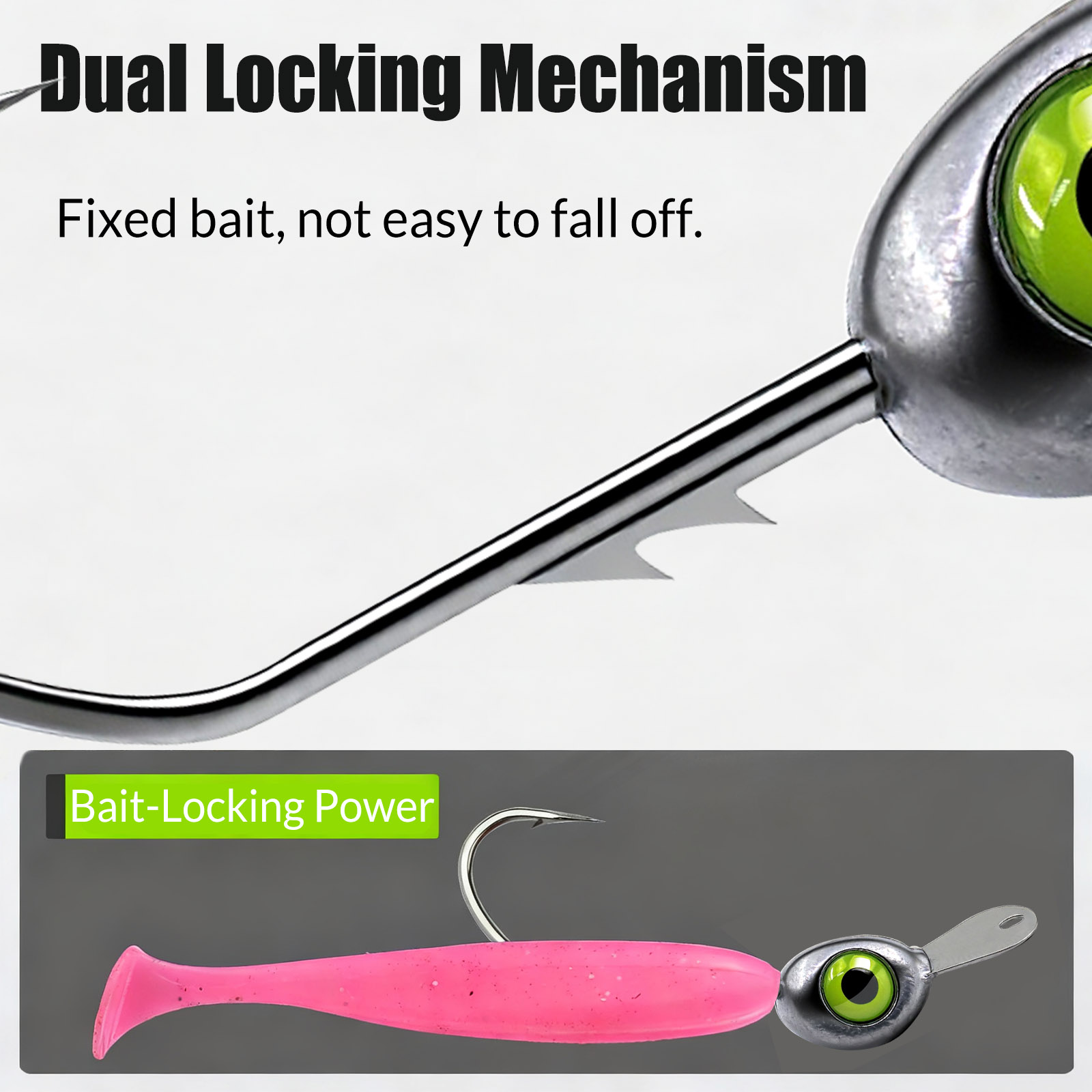 9KM Shaky Head Jigs Hook with  - Fishing Hook Weedless บทวิจารณ์และราคา