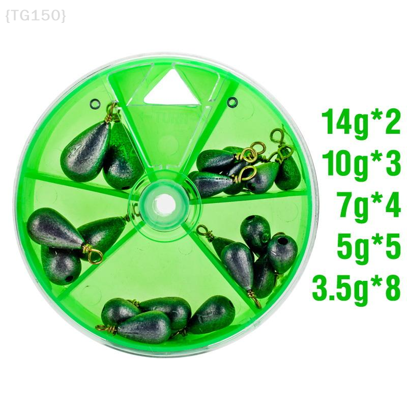 【TG150】22Pcs/Box Fishing Bait  - Fishing Hook Box บทวิจารณ์และราคา