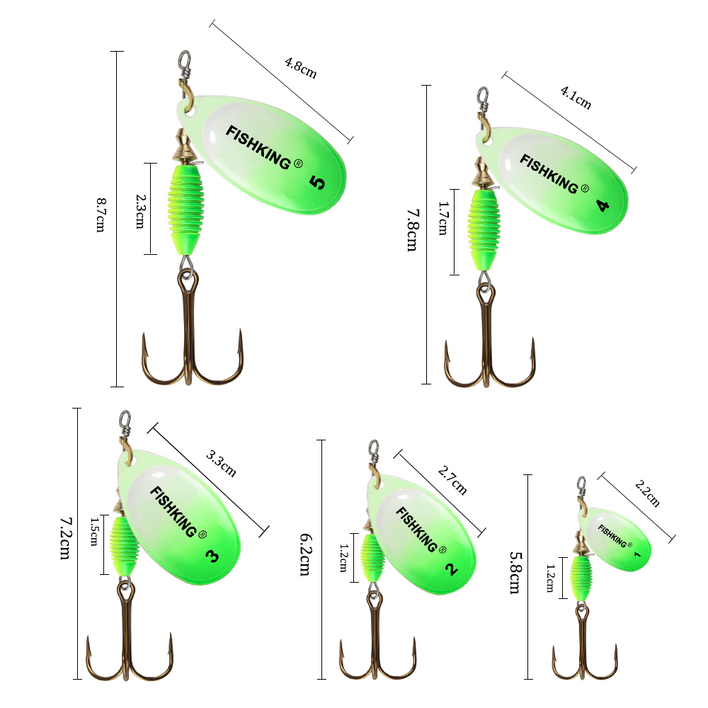 Metal Fishing Lure 4g 4.8g 7g  - Fishing Hook Treble บทวิจารณ์และราคา