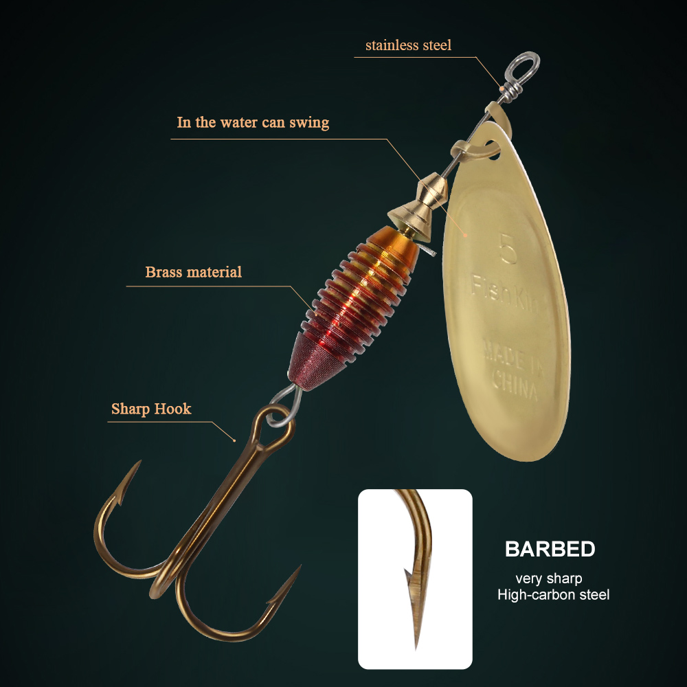 Metal Fishing Lure 4g 4.8g 7g  - Fishing Hook Treble บทวิจารณ์และราคา