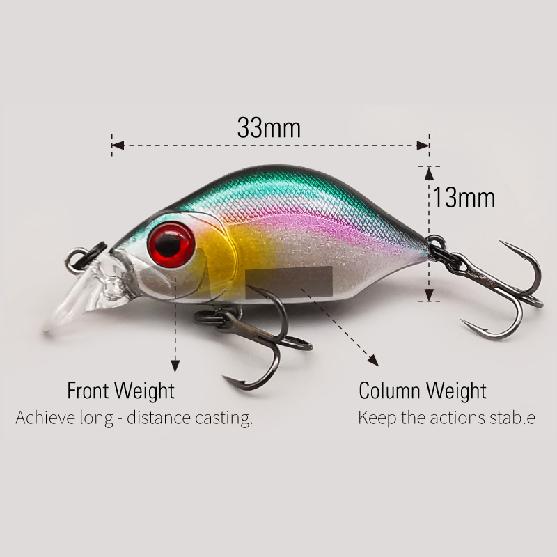 LUREHOLIC 33mm 2.8g Fluttering - Fishing Hook Treble บทวิจารณ์และราคา