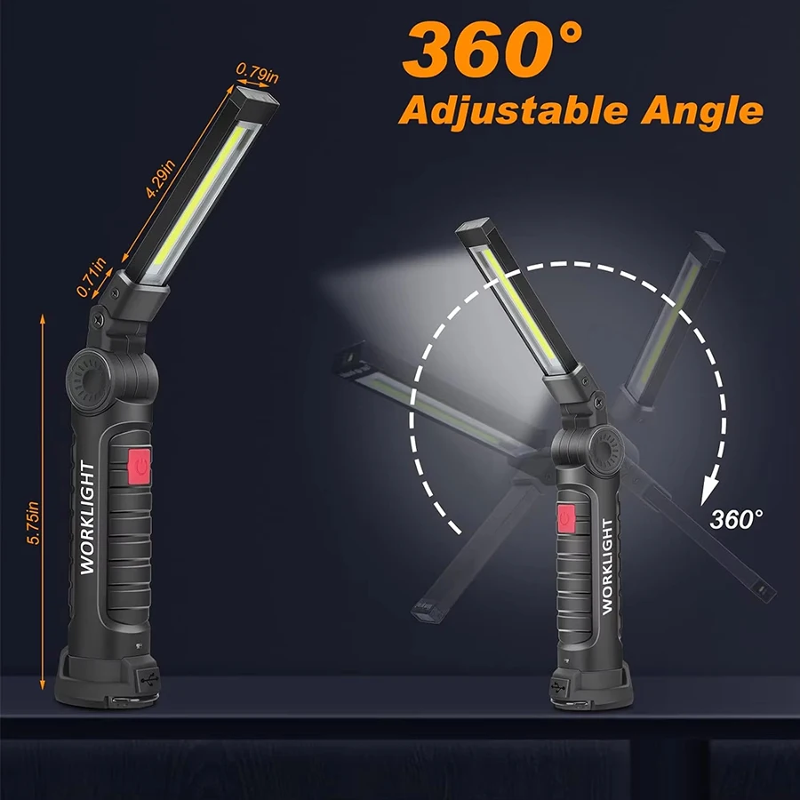 Rechargeable Magnetic Work Lig - Fishing Hook บทวิจารณ์และราคา