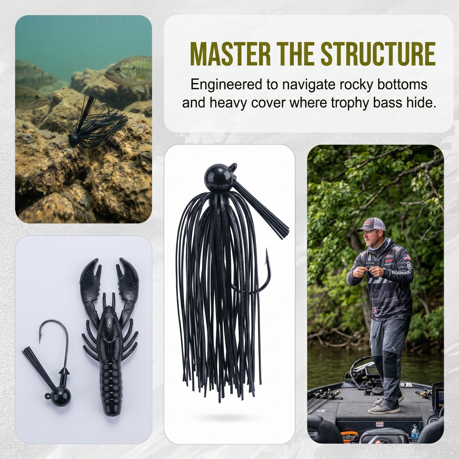 Goture 1pcs Swim Football Jig  - Fishing Hook Weedless บทวิจารณ์และราคา