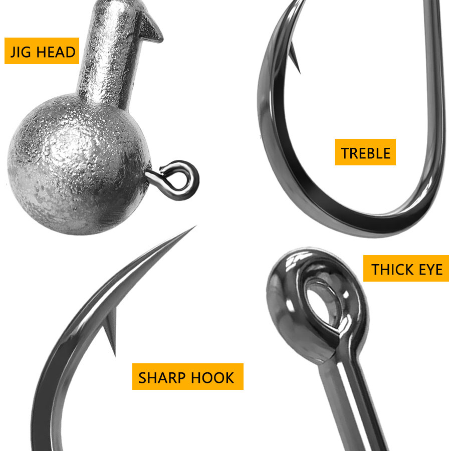 1g 2g 3g 4g 5g 10g 20g 22g 25g - Fishing Hook Offset บทวิจารณ์และราคา