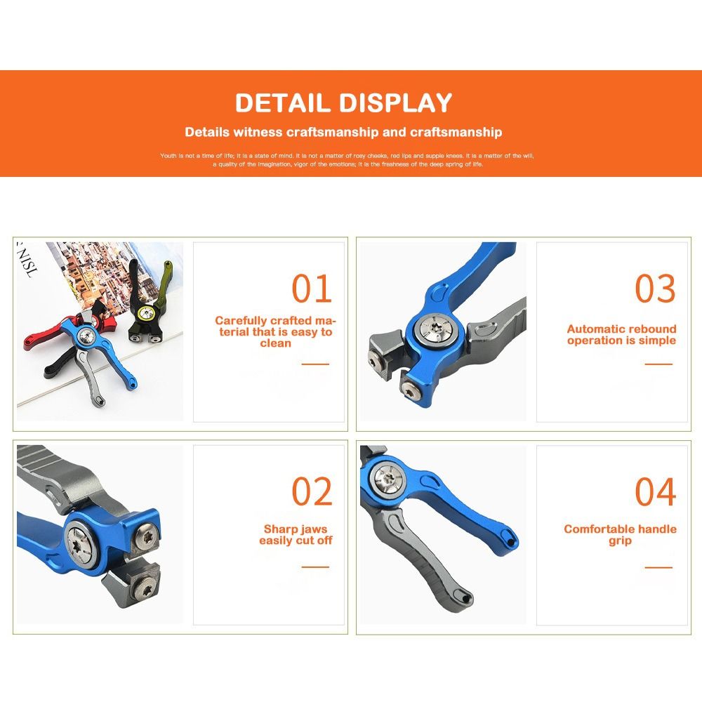 Aluminum Alloy Fishing Pliers  - Fishing Hook Remover บทวิจารณ์และราคา