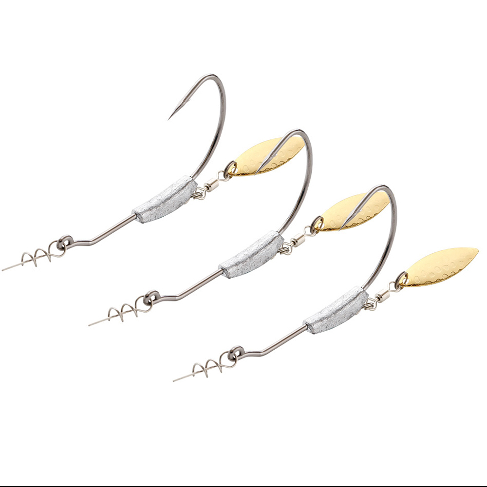 ATUENO 4pcs Offset Fishing Hoo - Fishing Hook Offset บทวิจารณ์และราคา