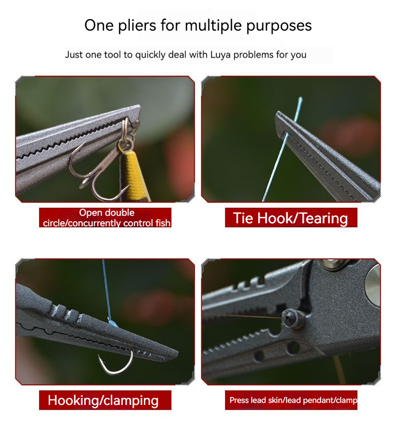 High-Precision Luya Pliers Mul - Fishing Hook Remover บทวิจารณ์และราคา