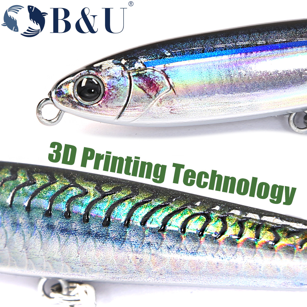 B&U Sinking Pencil Fishing Lur - Fishing Hook Treble บทวิจารณ์และราคา