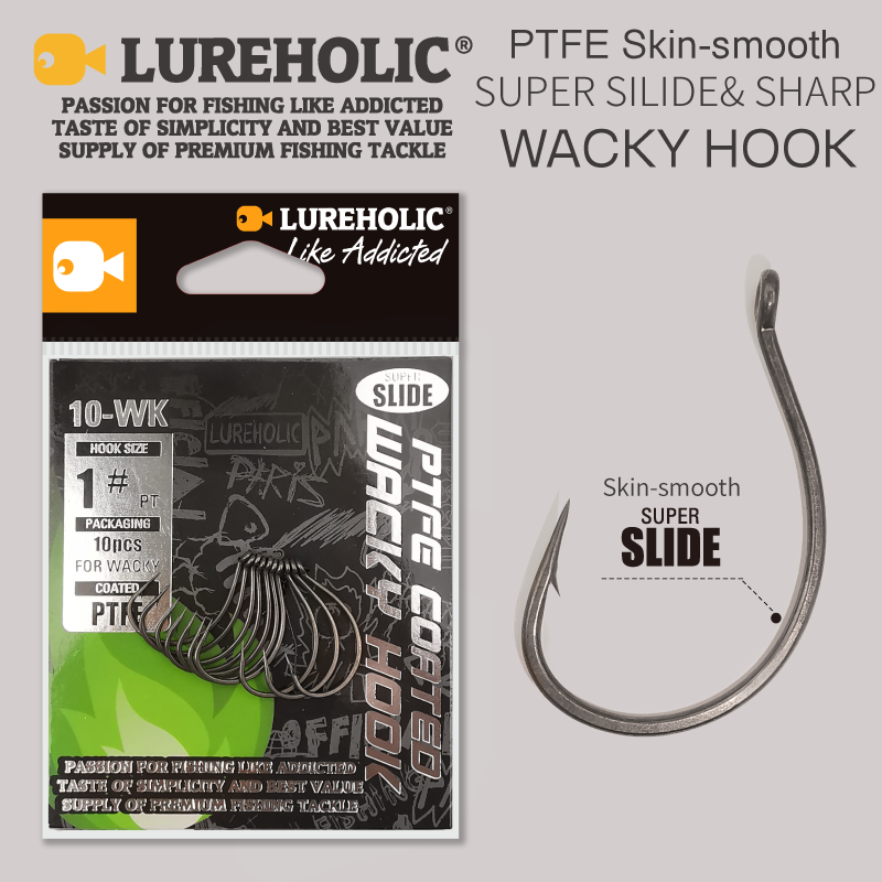 LUREHOLIC PTFE Super Slide Wac - Fishing Hook Offset บทวิจารณ์และราคา