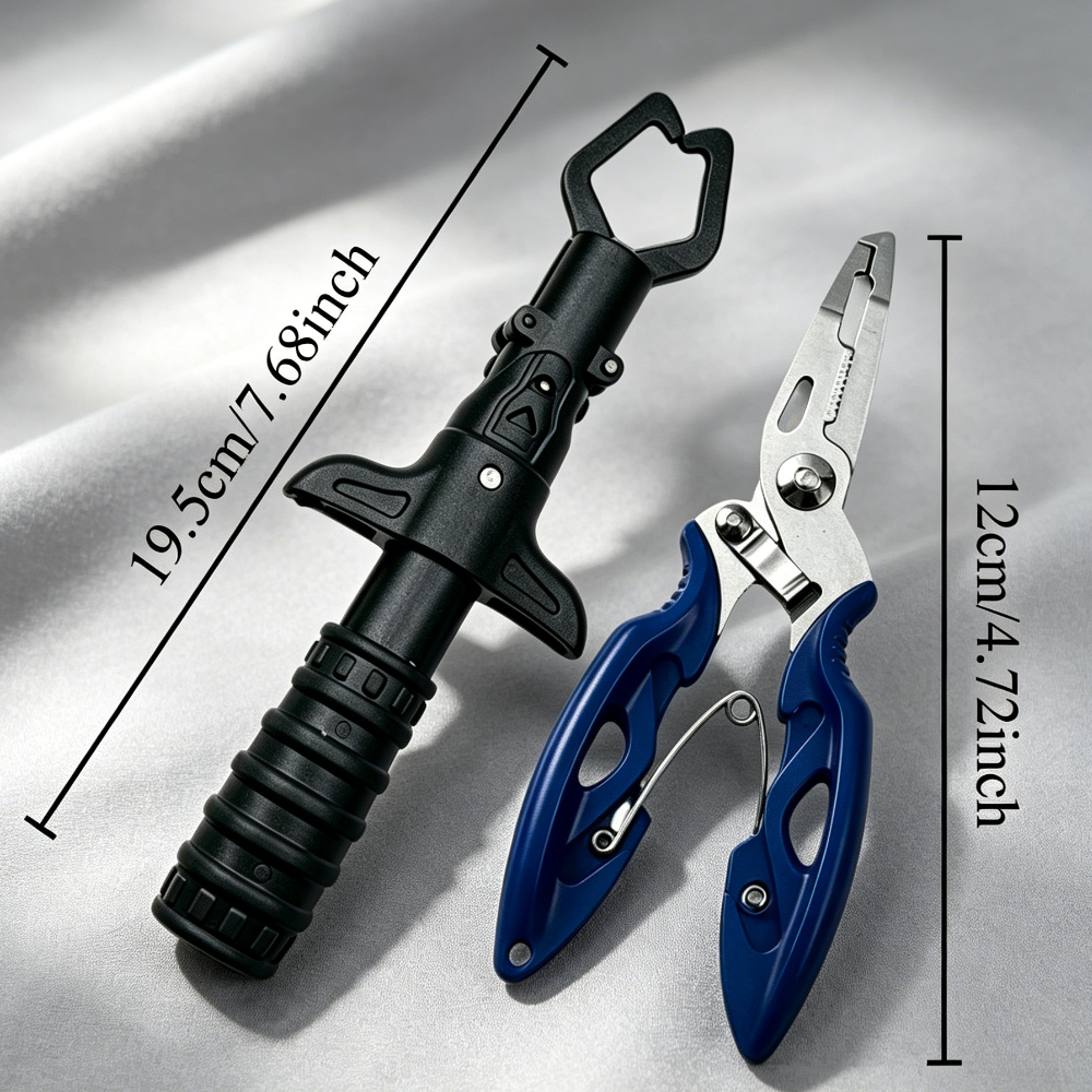 1/2pcs Fishing Gripper and Pli - Fishing Hook Remover บทวิจารณ์และราคา