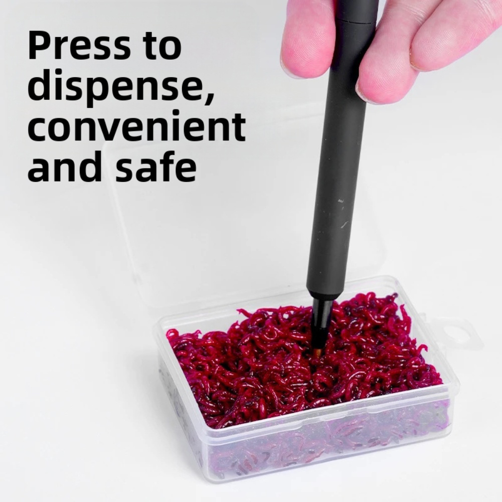 Red worm baiting device for fi - Fishing Hook Size บทวิจารณ์และราคา