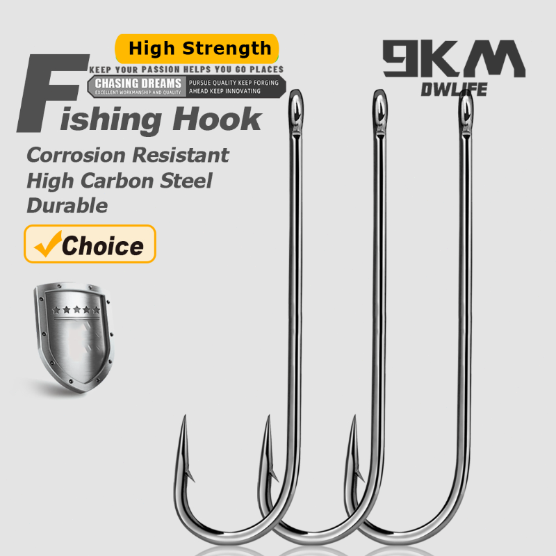 Fishing Hooks Long Shank Hooks - Fishing Hook Offset บทวิจารณ์และราคา