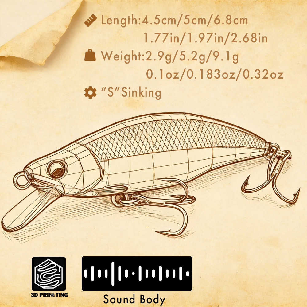 B&U Trout Pattern Hard Bait Si - Fishing Hook Assortment บทวิจารณ์และราคา