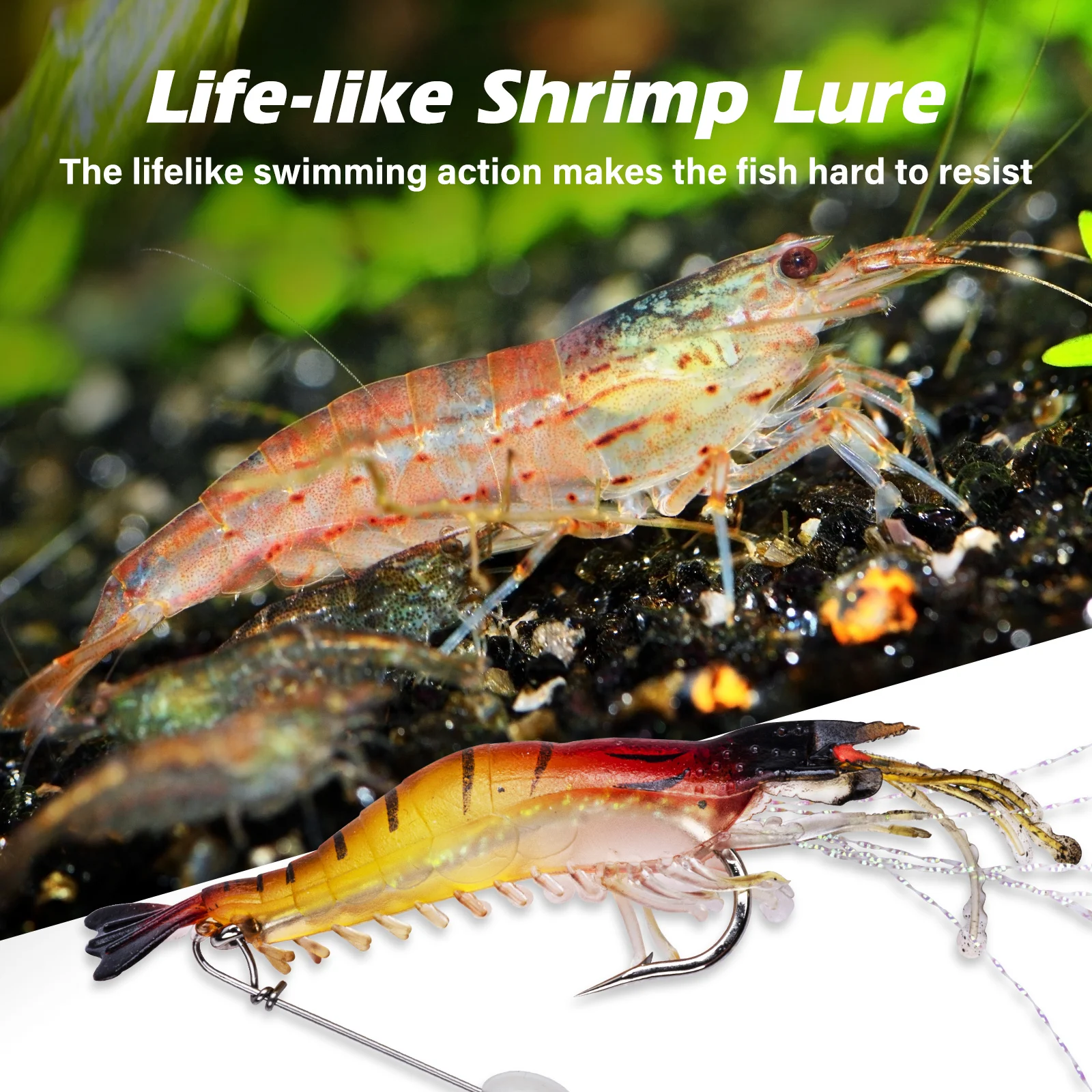 Goture Silicon Shrimp Fishing  - Fishing Hook Assortment บทวิจารณ์และราคา