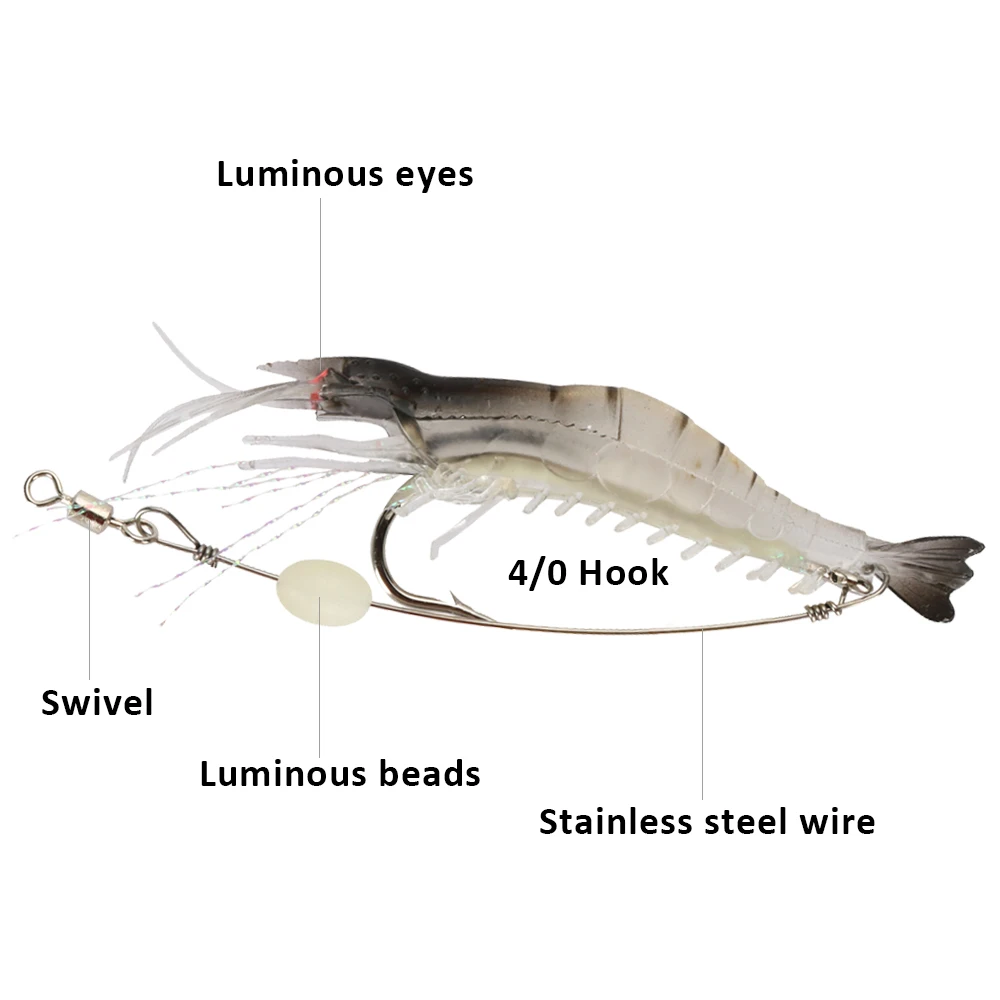 Goture Silicon Shrimp Fishing  - Fishing Hook Assortment บทวิจารณ์และราคา