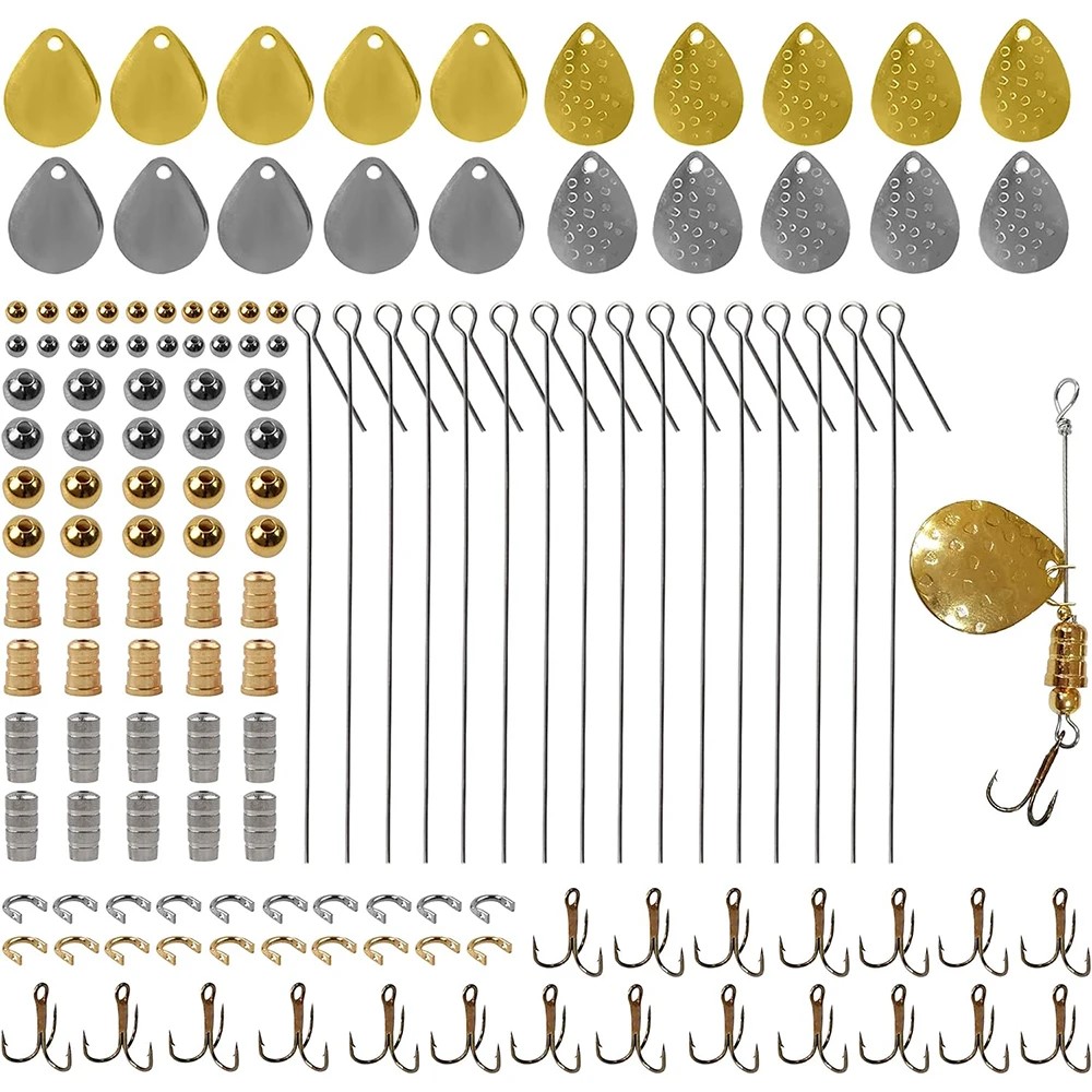 140Pcs Fishing Lures Making Ki - Fishing Hook Treble บทวิจารณ์และราคา