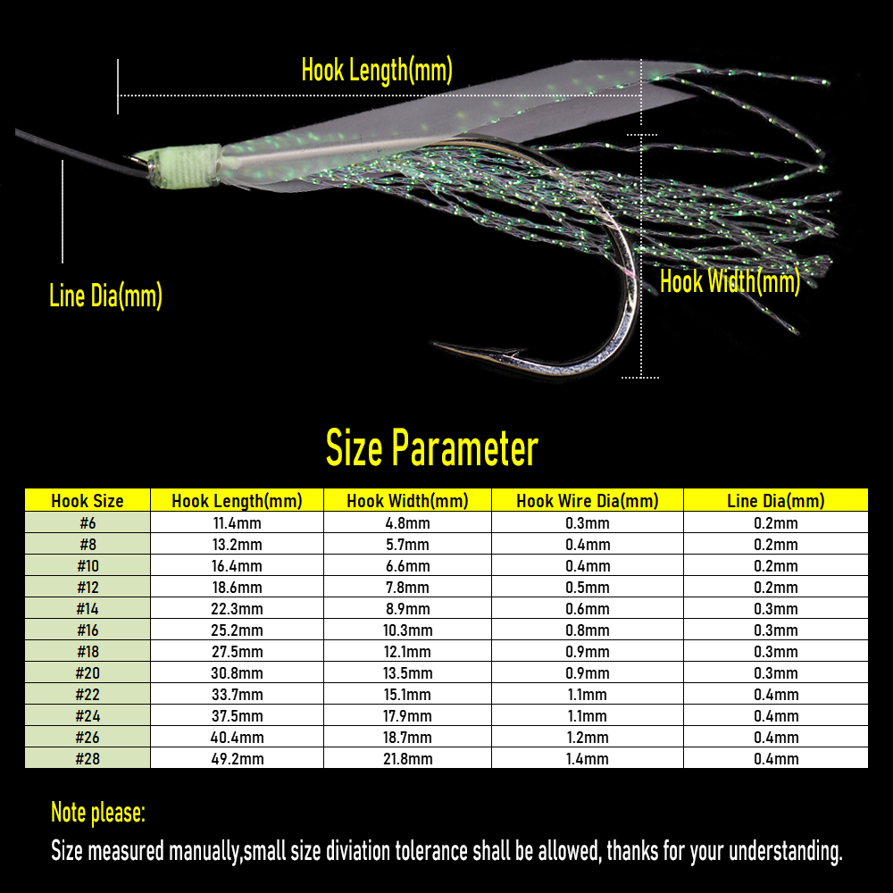 WIFREO 50pc Luminous Simulated - Fishing Hook Circle บทวิจารณ์และราคา