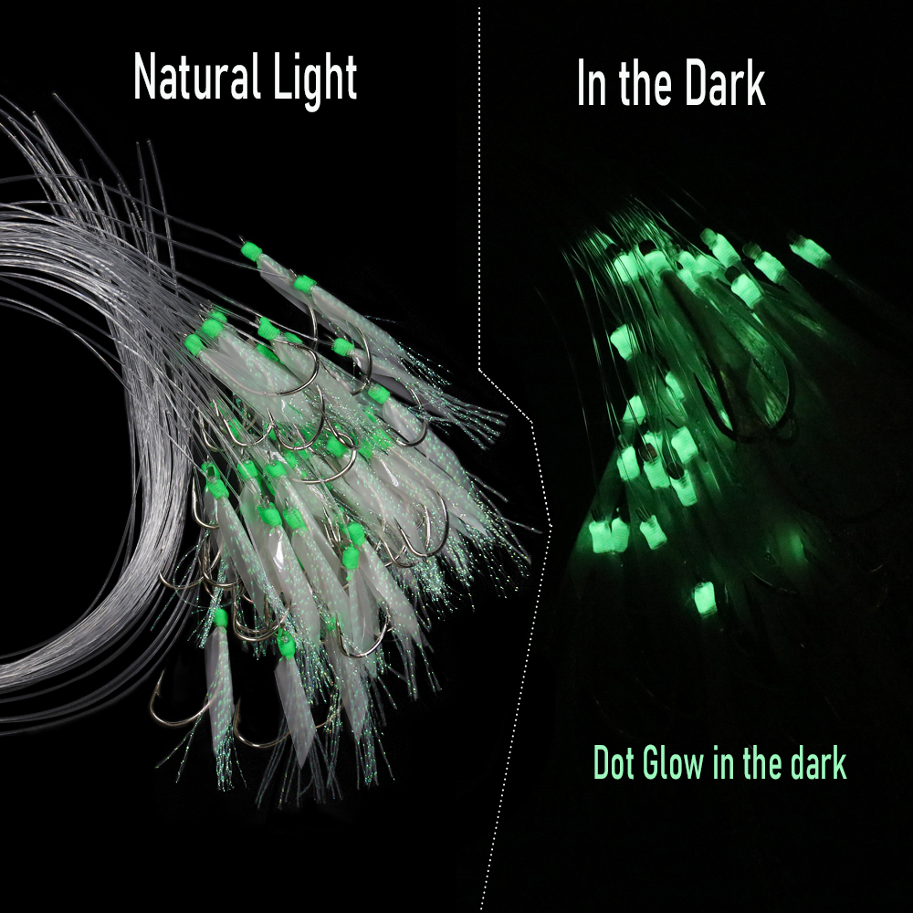 WIFREO 50pc Luminous Simulated - Fishing Hook Circle บทวิจารณ์และราคา