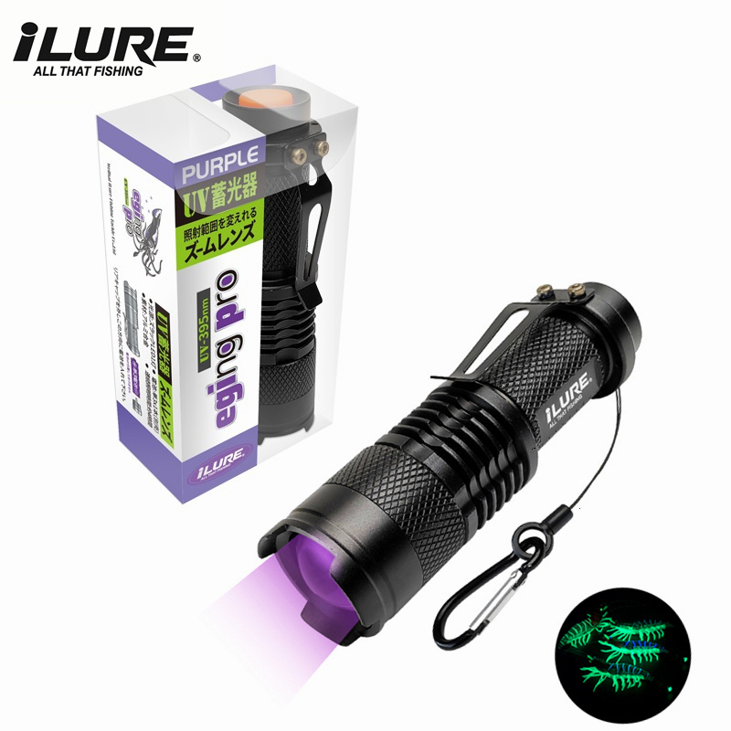 Mini UV Flashlight 395nm Ultra - Fishing Hook Jig บทวิจารณ์และราคา