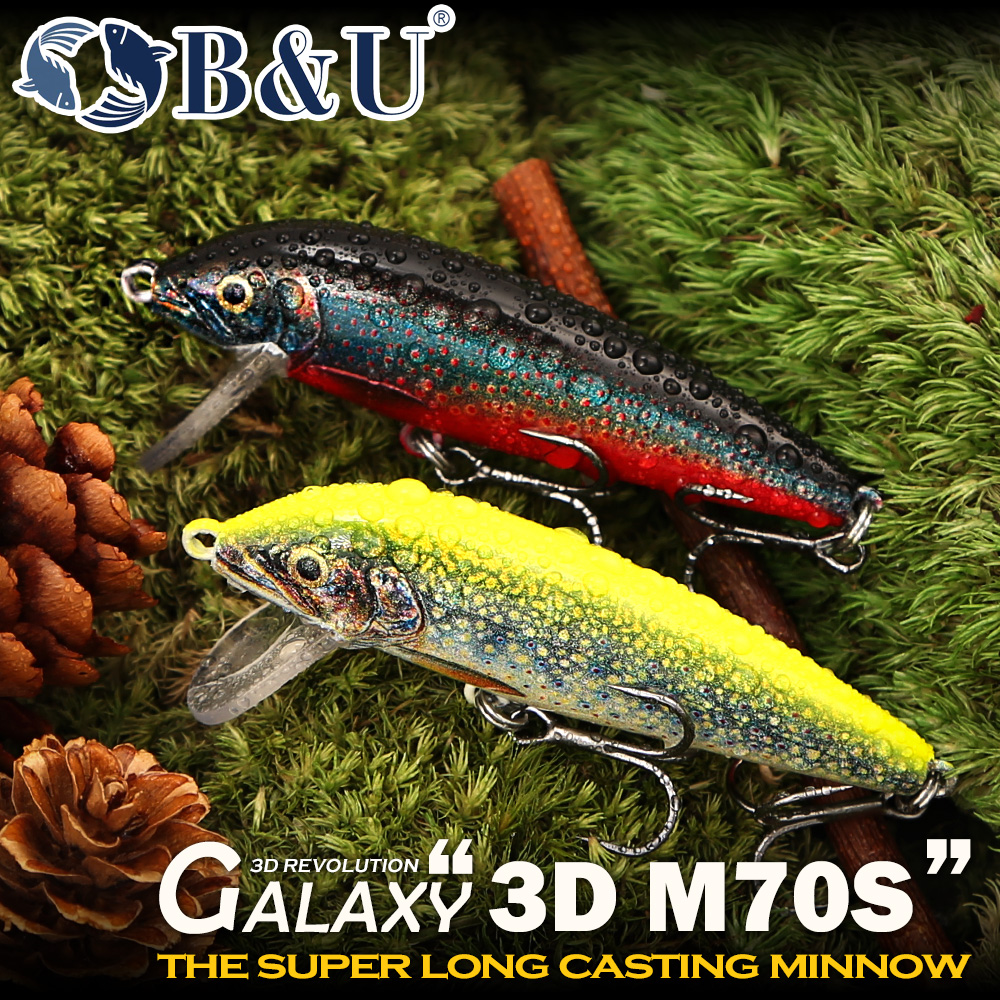 B&U Sinking Minnow Fishing Lur - Fishing Hook Treble บทวิจารณ์และราคา