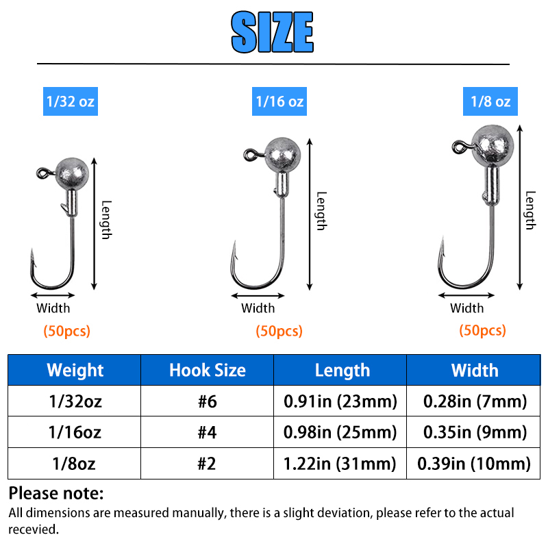 100PCS Fishing Hooks Lead Jig  - Fishing Hook Offset บทวิจารณ์และราคา