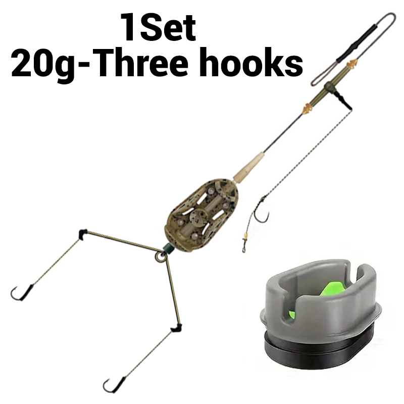 3 Hook Pre-tied Carp Hair Rigs - Fishing Hook Assortment บทวิจารณ์และราคา