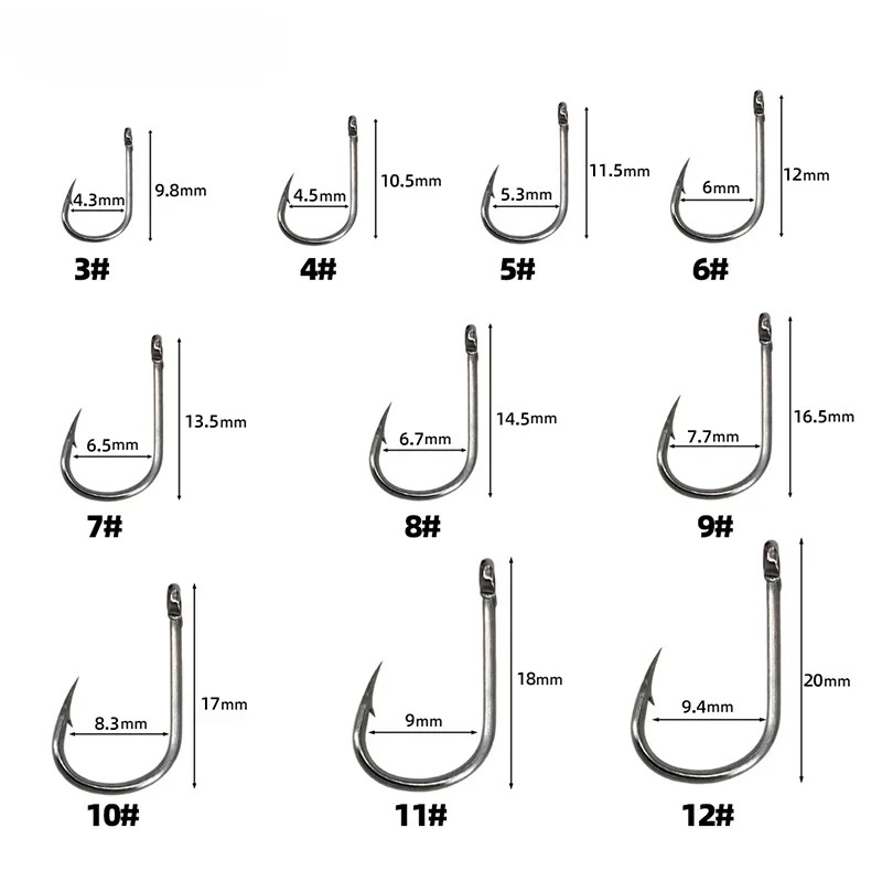 50-1600Pcs/BoxFishing Hooks Ca - Fishing Hook Assortment บทวิจารณ์และราคา