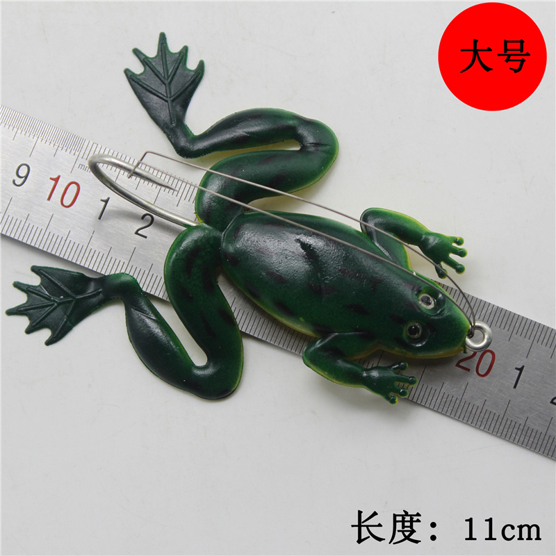 Weedless Soft Frog Lure With H - Fishing Hook Weedless บทวิจารณ์และราคา