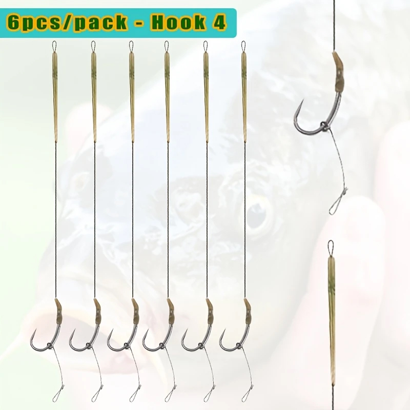 6pcs Ready Made Blow Back Hair - Fishing Hook Size บทวิจารณ์และราคา
