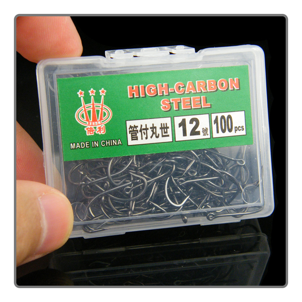 40-100Pcs per box Boxed fishho - Fishing Hook Assortment บทวิจารณ์และราคา