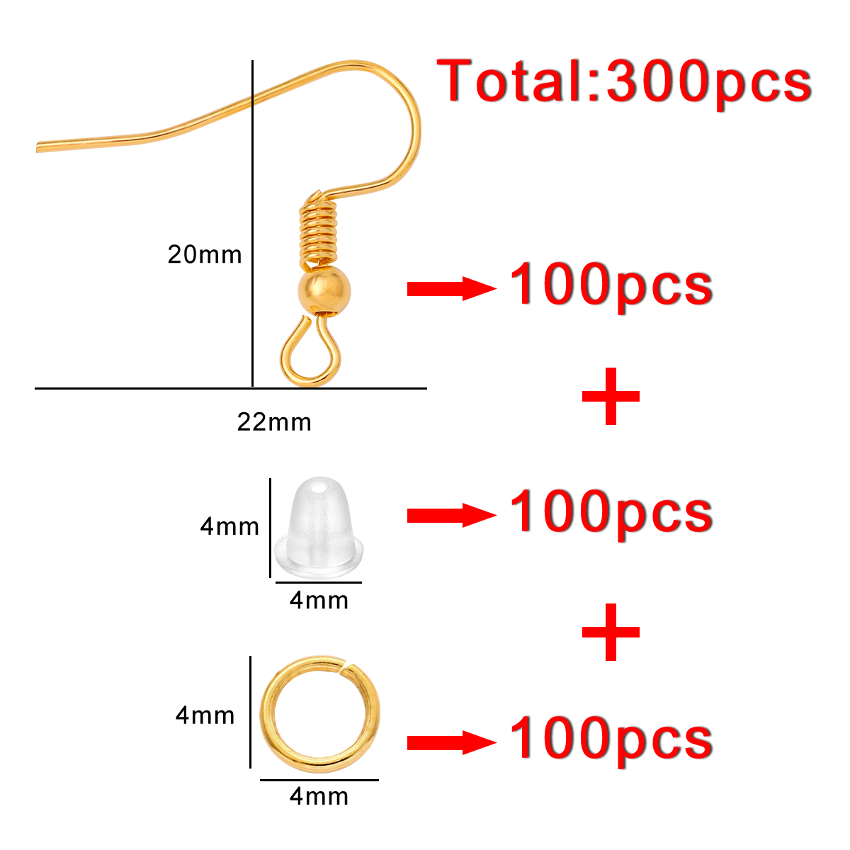 100-300pcs/Lot Hypoallergenic  - Fishing Hook Assortment บทวิจารณ์และราคา