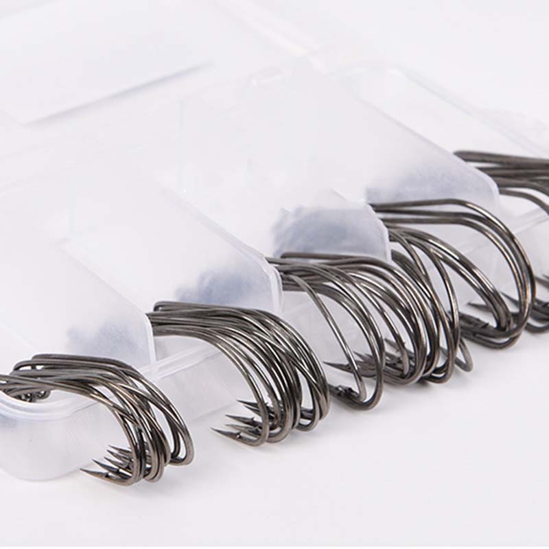 50Pcs/Box High Carbon Steel Fi - Fishing Hook Jig บทวิจารณ์และราคา